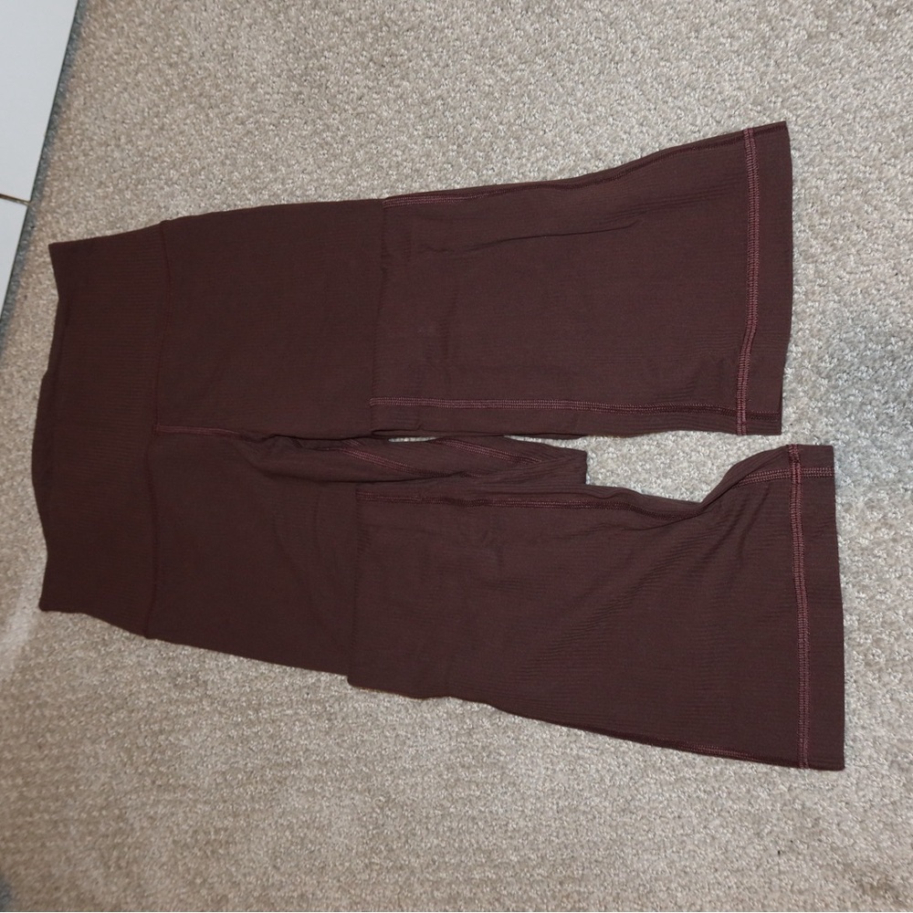 Lululemon align mini flare ribbed espresso